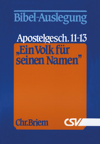 Christian Briem: Ein Volk für seinen Namen