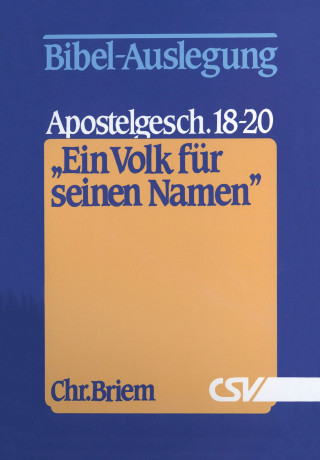 Christian Briem: Ein Volk für seinen Namen