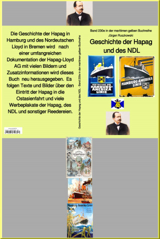 Jürgen Ruszkowski: Geschichte der Hapag und des NDL – Band 230 in der maritimen gelben Buchreihe – bei Jürgen Ruszkowski