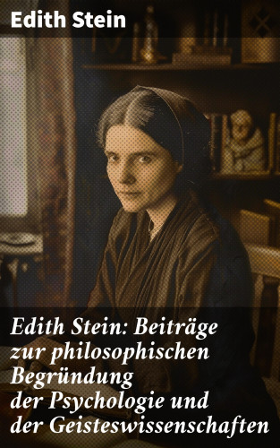 Edith Stein: Edith Stein: Beiträge zur philosophischen Begründung der Psychologie und der Geisteswissenschaften