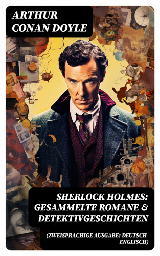 Arthur Conan Doyle: Sherlock Holmes: Gesammelte Romane & Detektivgeschichten (Zweisprachige Ausgabe: Deutsch-Englisch)