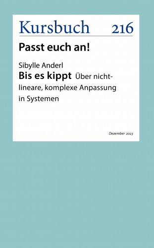 Dr. Sibylle Anderl: Bis es kippt