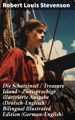Robert Louis Stevenson: Die Schatzinsel / Treasure Island - Zweisprachige illustrierte Ausgabe (Deutsch-Englisch) / Bilingual Illustrated Edition (German-English)