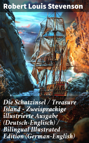 Robert Louis Stevenson: Die Schatzinsel / Treasure Island - Zweisprachige illustrierte Ausgabe (Deutsch-Englisch) / Bilingual Illustrated Edition (German-English)
