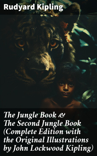 Rudyard Kipling: The Jungle Book & The Second Jungle Book (Complete Edition with the Original Illustrations by John Lockwood Kipling)