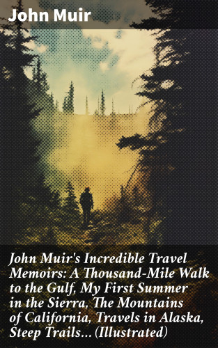 John Muir: John Muir's Incredible Travel Memoirs: A Thousand-Mile Walk to the Gulf, My First Summer in the Sierra, The Mountains of California, Travels in Alaska, Steep Trails… (Illustrated)