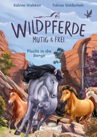 Sabine Giebken: Wildpferde - mutig und frei (Band 3) - Flucht in die Berge