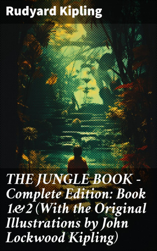 Rudyard Kipling: THE JUNGLE BOOK – Complete Edition: Book 1&2 (With the Original Illustrations by John Lockwood Kipling)