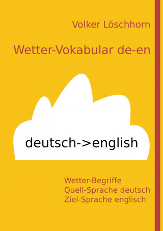 Volker Löschhorn: Wetter-Vokabular de-en