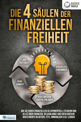 World of Finance: Die 4 Säulen der finanziellen Freiheit: Wie Sie Ihren finanziellen IQ exponentiell steigern und alles über Finanzen, Geldanlange und erfolgreiche Investments in Aktien, ETFs, Immobilien & Co. lernen