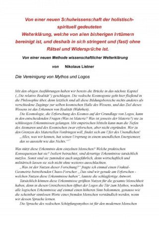 Nikolaus Listner: Die neue Schulwissenschaft Teil 1