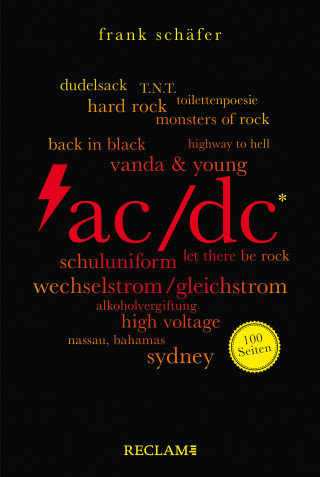 Frank Schäfer: AC/DC. 100 Seiten