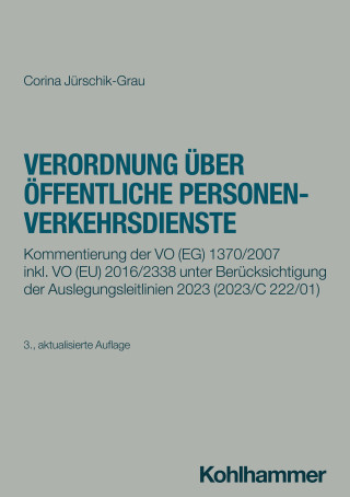 Corina Jürschik-Grau: Verordnung über öffentliche Personenverkehrsdienste