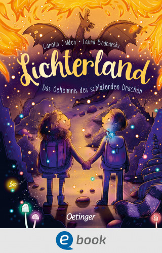 Carolin Jelden: Lichterland 3. Das Geheimnis des schlafenden Drachen