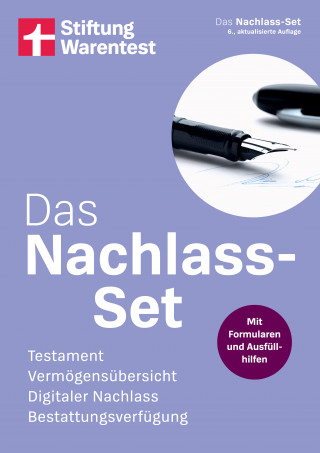Das Nachlass-Set – die wichtigsten Fragen zum Thema Nachlass einfach erklärt, mit Steuerspartipps, Formularen und Ausfüllhilfen