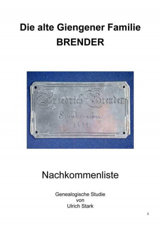 Ulrich Stark: Die alte Giengener Familie BRENDER