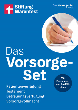 Das Vorsorge-Set – Ihr Ratgeber für die wichtigsten Vorkehrungen, mit Ausfüllhilfen – auch zum Herunterladen