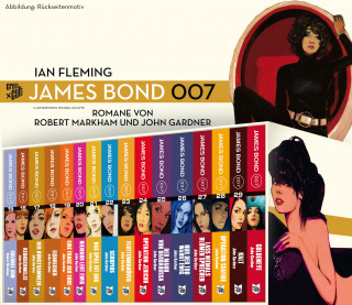 John Gardner, Markham Robert: James Bond Gesamtbox 2: Schuber gefüllt mit den Bänden 15-29 plus dem Filmroman Goldeneye