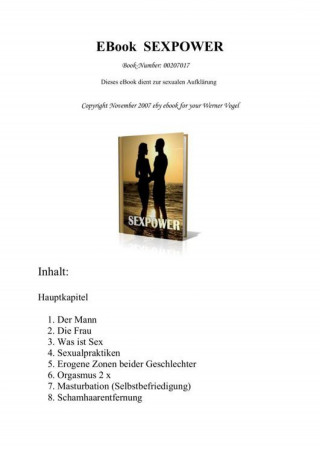 Otmar Trierweiler: Sexpower.