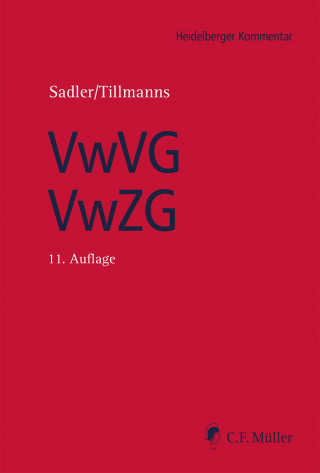 Reiner Tillmanns, Frank Bätge, Eva-Maria Kremer, Christian Olthaus, Markus Thiel: Verwaltungs-Vollstreckungsgesetz/Verwaltungszustellungsgesetz