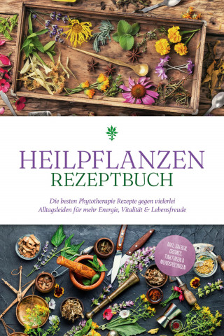 Marion Gesicki: Heilpflanzen Rezeptbuch: Die besten Phytotherapie Rezepte gegen vielerlei Alltagsleiden für mehr Energie, Vitalität & Lebensfreude - inkl. Salben, Cremes, Tinkturen & Mundspülungen