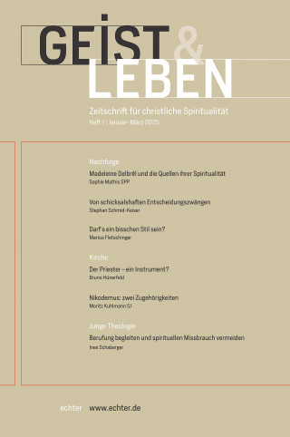 Christoph Benke, Verlag Echter: Geist & Leben 1/2025