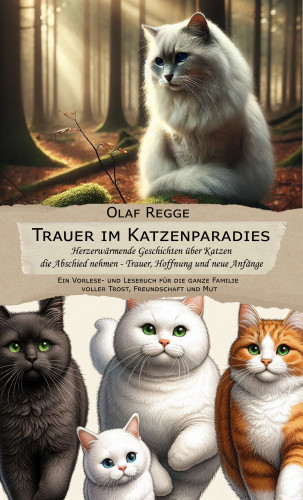 Olaf Regge: Trauer im Katzenparadies - Herzerwärmende Geschichten über Katzen die Abschied nehmen - Trauer, Hoffnung und neue Anfänge