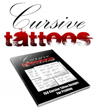 Otmar Trierweiler: Kursive Schreibschrift Tattoos.
