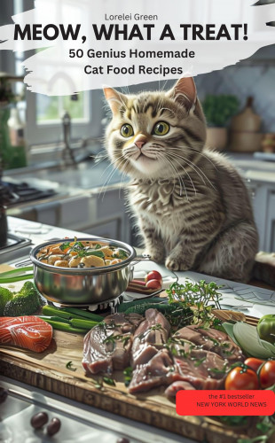 Lorelei Green Lorelei Green: MEOW, WHAT A TREAT! – 50 Genius Homemade Cat Food Recipes