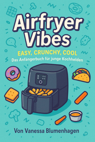 Vanessa Blumenhagen: Airfryer Vibes – Easy, Crunchy, Cool: Das Anfängerbuch für junge Kochhelden