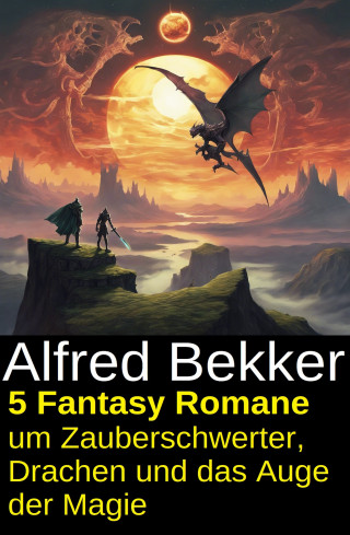 Alfred Bekker: 5 Fantasy Romane um Zauberschwerter, Drachen und das Auge der Magie