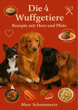 Marc Schommertz: Die 4 Wuffgetiere - Rezepte mit Herz und Pfote