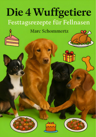 Marc Schommertz: Die 4 Wuffgetiere - Festtagsrezepte für Fellnasen