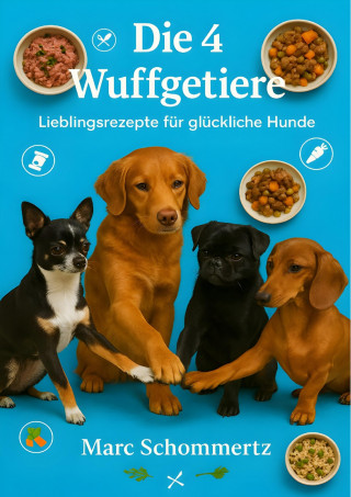 Marc Schommertz: Die 4 Wuffgetiere - Lieblingsrezepte für glückliche Hunde
