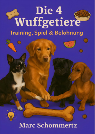 Marc Schommertz: Die 4 Wuffgetiere - Training, Spiel & Belohnung