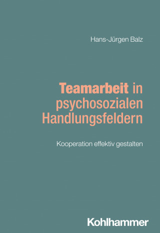 Hans-Jürgen Balz: Teamarbeit in psychosozialen Handlungsfeldern