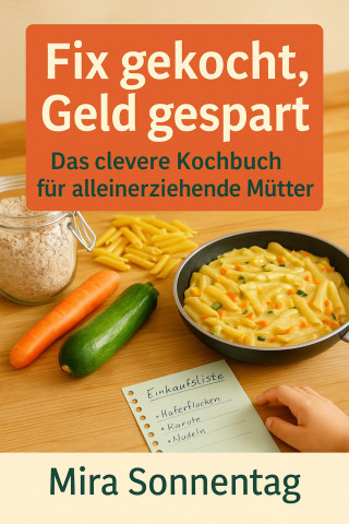 Mira Sonnentag: "Fix gekocht, Geld gespart: Das clevere Kochbuch für alleinerziehende Mütter" Schnelle, günstige und kindgerechte Rezepte für stressfreie Mahlzeiten im Alltag.