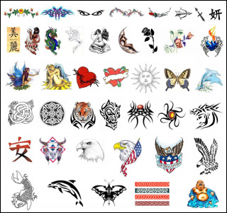 Otmar Trierweiler: 411 Tattoo Designs. Riesenauswahl an Tattoos aus beliebten Kategorien.