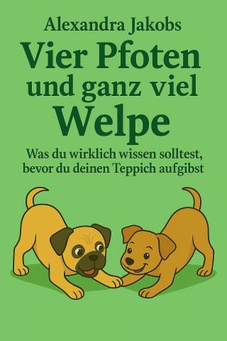 Alexandra Jakobs: vier Pfoten und ganz viel Welpe