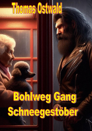 Thomas Ostwald: Bohlweg Gang - Schneegestöber