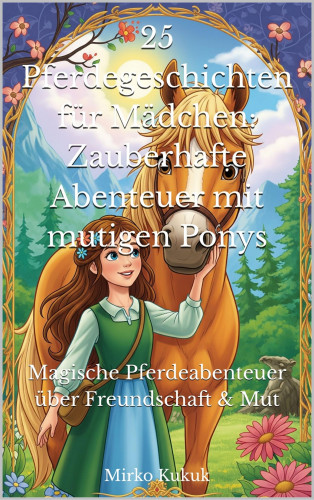 Mirko Kukuk: 25 Pferdegeschichten für Mädchen: Zauberhafte Abenteuer mit mutigen Ponys