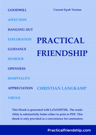 Christian Langkamp: Practical Friendship