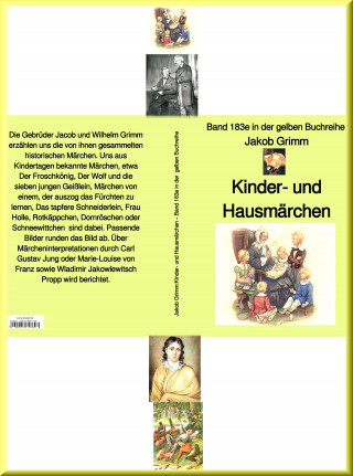 Jacob Grimnm: Gebrüder Grimm: Kinder- und Haus-Märchen – Band 183e in der gelben Buchreihe – bei Jürgen Ruszkowski