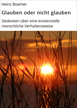 Heinz Boemer: Glauben oder nicht glauben