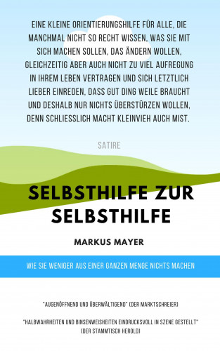 Markus Mayer: Selbsthilfe zur Selbsthilfe