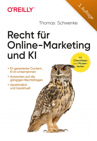 Thomas Schwenke: Recht für Online-Marketing und KI
