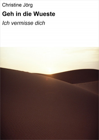 Christine Jörg: Geh in die Wueste
