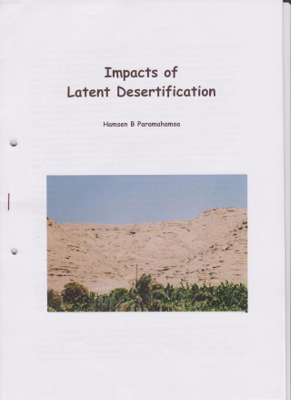 Balasupramaniam Paramahamsa: Impacts of Latent Desertification
