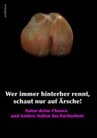 null wolfchen: Wer immer hinterher rennt, schaut nur auf Ärsche!
