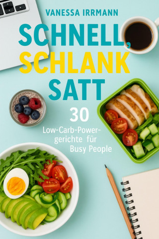 Vanessa Irrmann: Schnell, schlank, satt – 30 Low-Carb-Powergerichte für Busy People